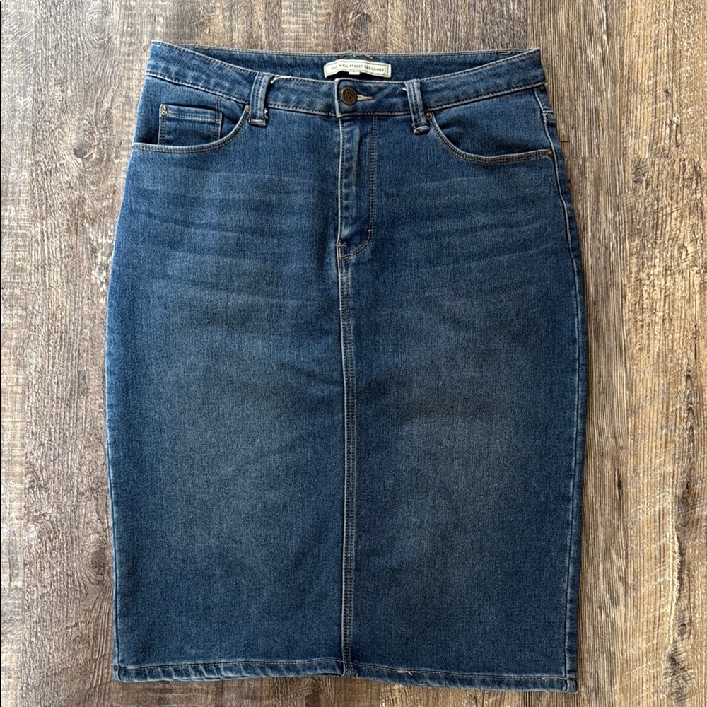 Modest Blue Denim Skirt 6